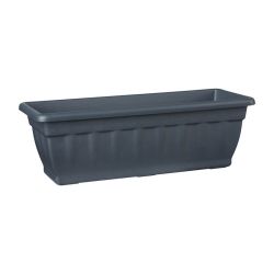 Правоъгъкна саксия CASSIOPEA 60x20x16  Цвят ANTRACITE 12.5л. 