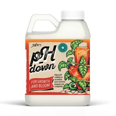 Xpert Nutrients pH Down for Growth and Bloom 1л. - регулатор за сваляне на pH