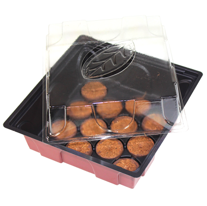 Windhager mini greenhouse with 12 coconut discs measuring 19.5x19cm included