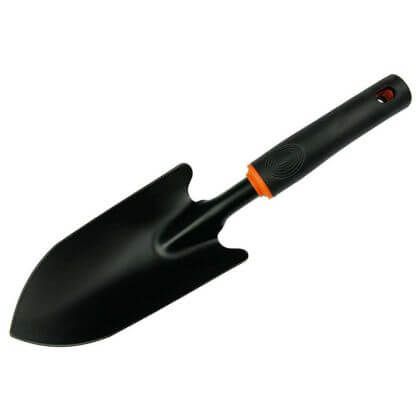 DE LUXE Bradas Wide Garden Trowel – Metal with a Rubberized Handle