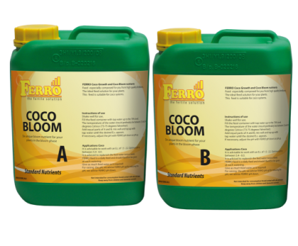 Ferro COCO BLOOM A&B 2x10L - fertilizer for flowering (for coco, for tap water)