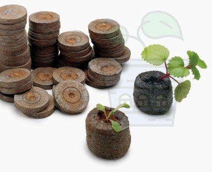 Jiffy-7 33mm. - Pressed peat pellets / plugs / washers - 100pcs.