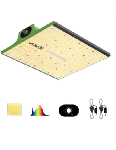 VIPARSPECTRA® 2024 Обновен P600 100W LED Лампа за Растеж с Инфрачервена Светлина и Вграден Димер