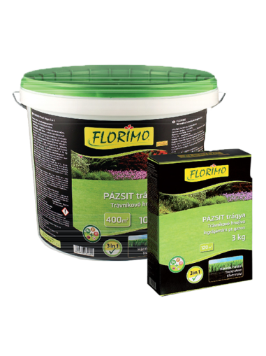Granulated fertilizer LAWNS 3 in 1 - FLORIMO - 3kg.