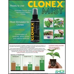 Clonex MIST 1000 мл. (спрей) - Коренов стимулатор за клонинги (резници)