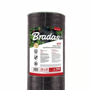 Покривало против плевели от тъкан текстил Bradas Grid, 100g/ m2,2.1 x 50m