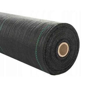 Cover (agrotextile) made of woven textile against weeds 70g. PP black UV, 1.1m x 100m