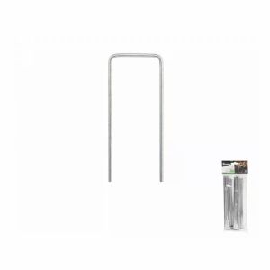 Metal clamps for fastening agrotextiles and covers type "P", 3x15cm - 20 pieces