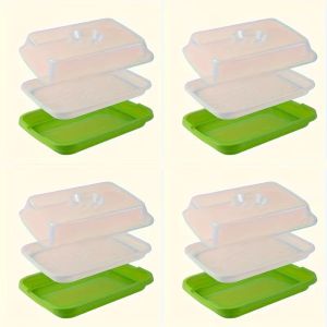 Tray with mesh and lid for Hydroponic cultivation of Microgreens 24/32cm