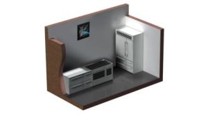 Аксиален вентилатор VENTS OV1 200, 390 м3/ч, нисконапорен, за стена
