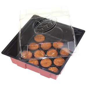 Windhager mini greenhouse with 12 coconut discs measuring 19.5x19cm included