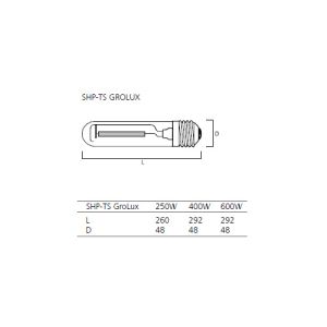 Sylvania GroLux HPS 600W