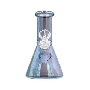 Glass Bong with reflective effect15.6 cm Color Blue