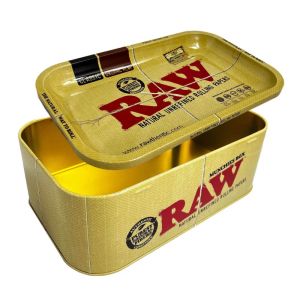 RAW Метална кутия за съхранение  с тавичка