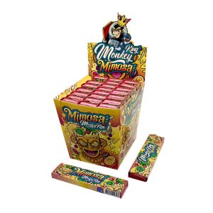 Лисчета Monkey King Не избелени ароматизирани размер King Size Slim плюс подарък - аромат на Chocoballs и  на Mimosa