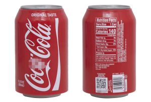 Камуфлажен силиконов калъф с имитация на  COLA кен 330ml