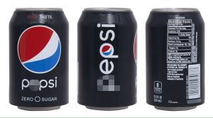 Камуфлажен силиконов калъф с имитация на  Pepsi Zero кен 330ml