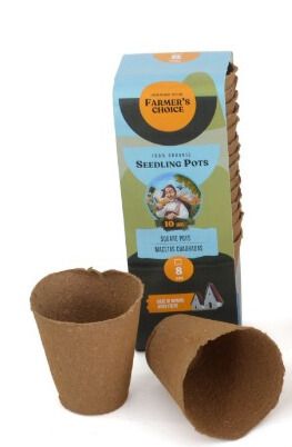 Seedling pot redonda 8cm (16 u) Farmer´s Choice