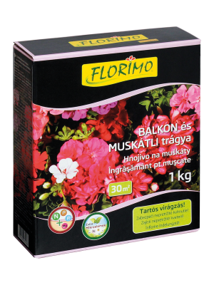 Гранулиран тор БАЛКОНСКИ РАСТЕНИЯ И МУШКАТА - FLORIMO -1 кг