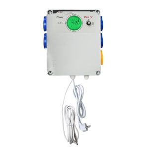 G-systems-Timer Box 4x600W + Контрол на температурата и контакт за отопление