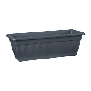 Rectangular flowerpot CASSIOPEA 60x20x16 Color ANTRACITE 12.5l.