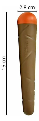 Brown dog toy - Doggie Doob marron Puff Palz