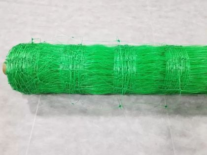 Зелена Опорна мрежа за растения и зеленчуци 1.50м x 500м (ролка)