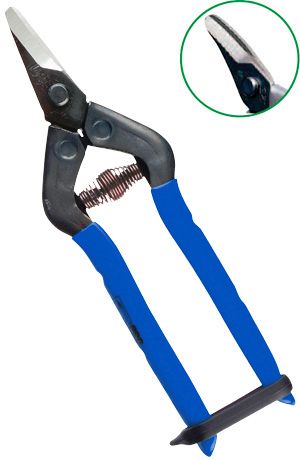 Chikamasa S-2C curved blade - Професионална японска ножица (с извито острие)